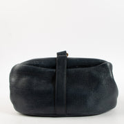 Shop the authentic Delvaux Blue Leather Cerceau Bag on Labellov.com.
