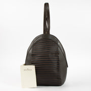 Shop this authentic Delvaux Brown Tissage Côtelé Azov Backpack Pre-Loved on Labellov.com