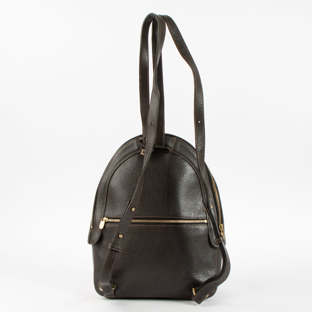 Shop this authentic Delvaux Brown Tissage Côtelé Azov Backpack Pre-Loved on Labellov.com