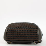 Shop this authentic Delvaux Brown Tissage Côtelé Azov Backpack Pre-Loved on Labellov.com