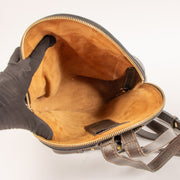Shop this authentic Delvaux Brown Tissage Côtelé Azov Backpack Pre-Loved on Labellov.com
