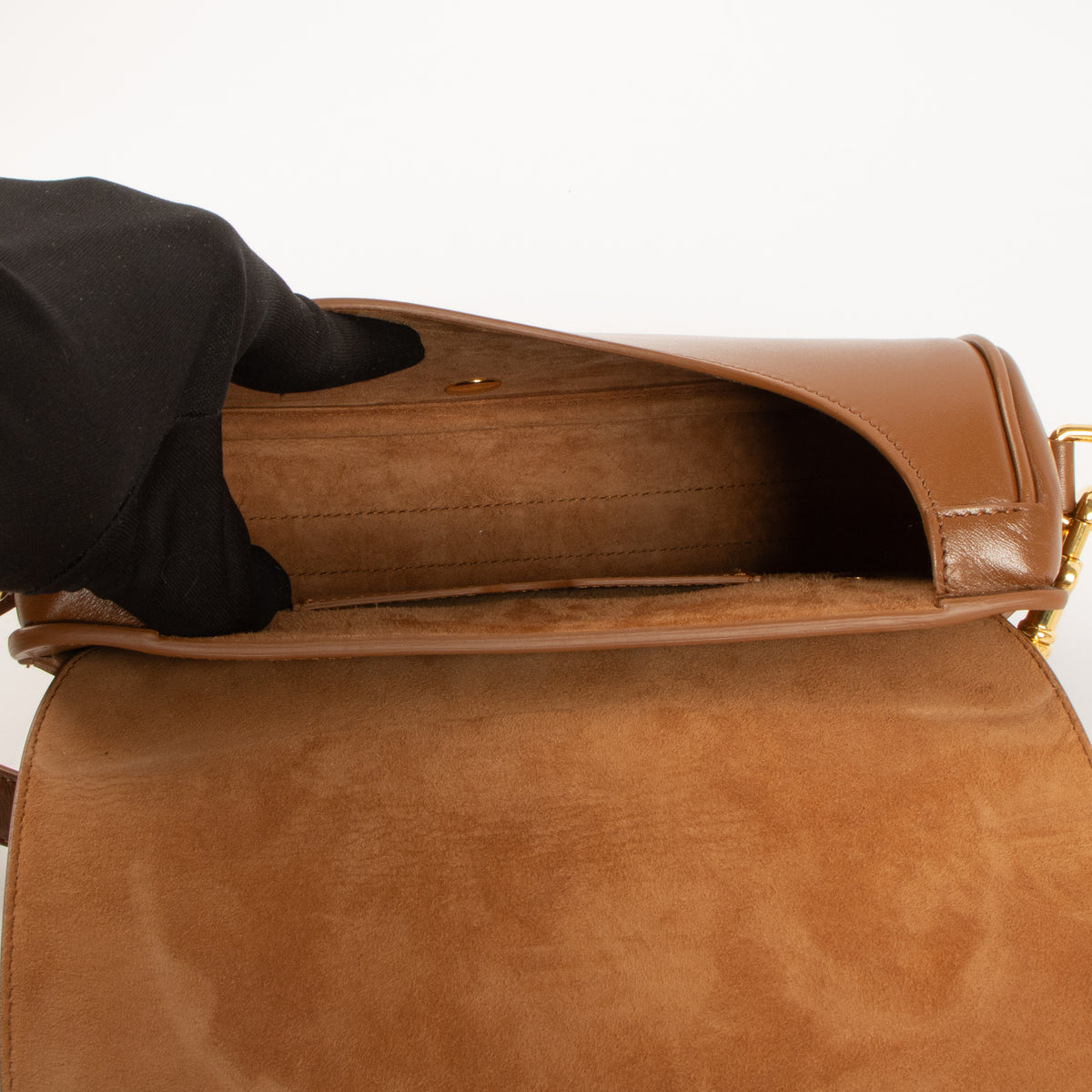 Shop this authentic Christian Dior Camel Calskin Medium Bobby Bag pre-loved on Labellov.com