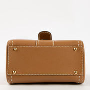 Shop this authentic luxury Delvaux Vegetal Rodeo Calf Brillant Mini Surpiqué Bag Pre-Loved on Labellov.com