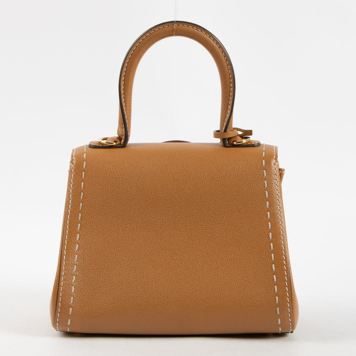 Shop this authentic luxury Delvaux Vegetal Rodeo Calf Brillant Mini Surpiqué Bag Pre-Loved on Labellov.com