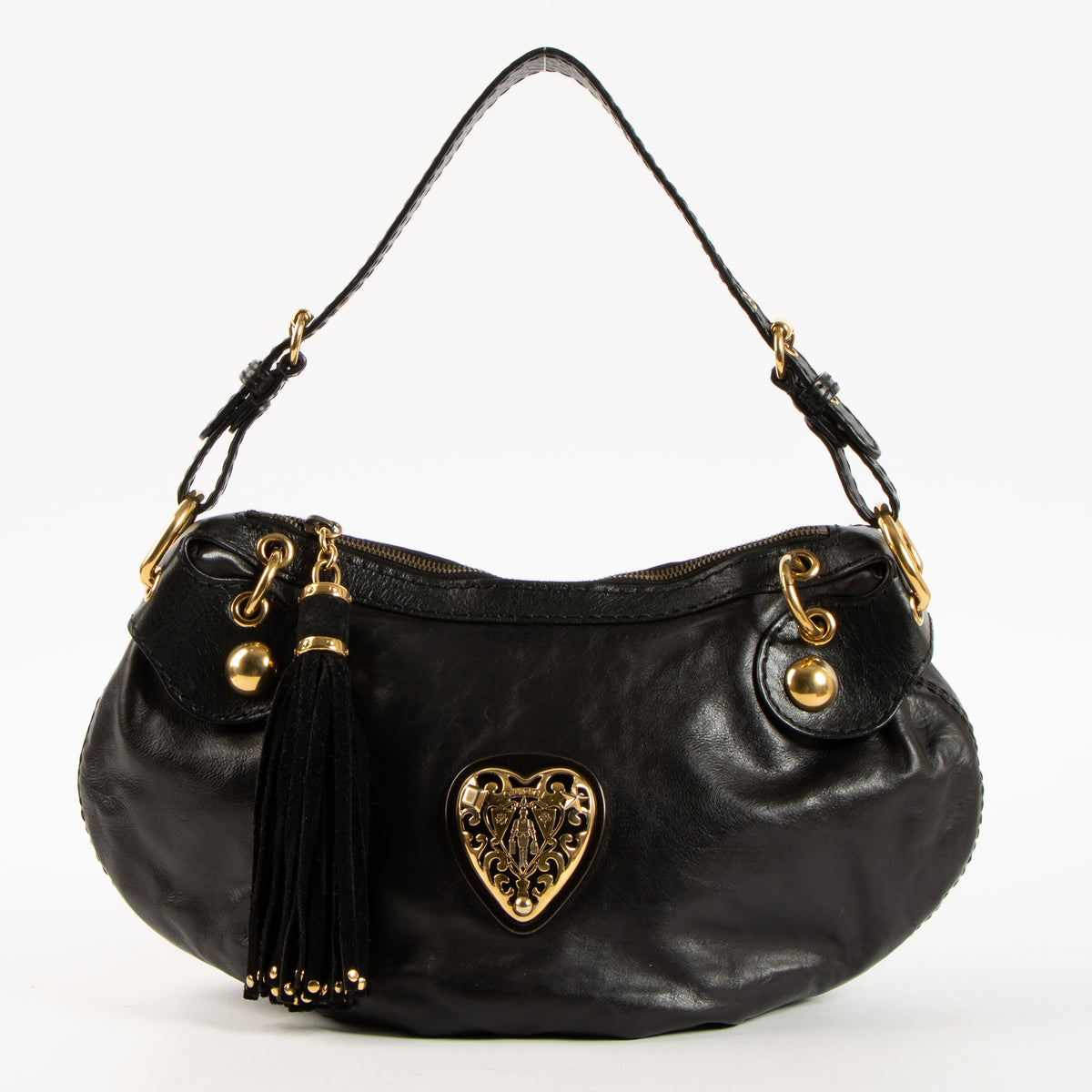 Shop this authentic Gucci Black Babouska Hysteria Shoulder bag pre-loved on Labellov.com
