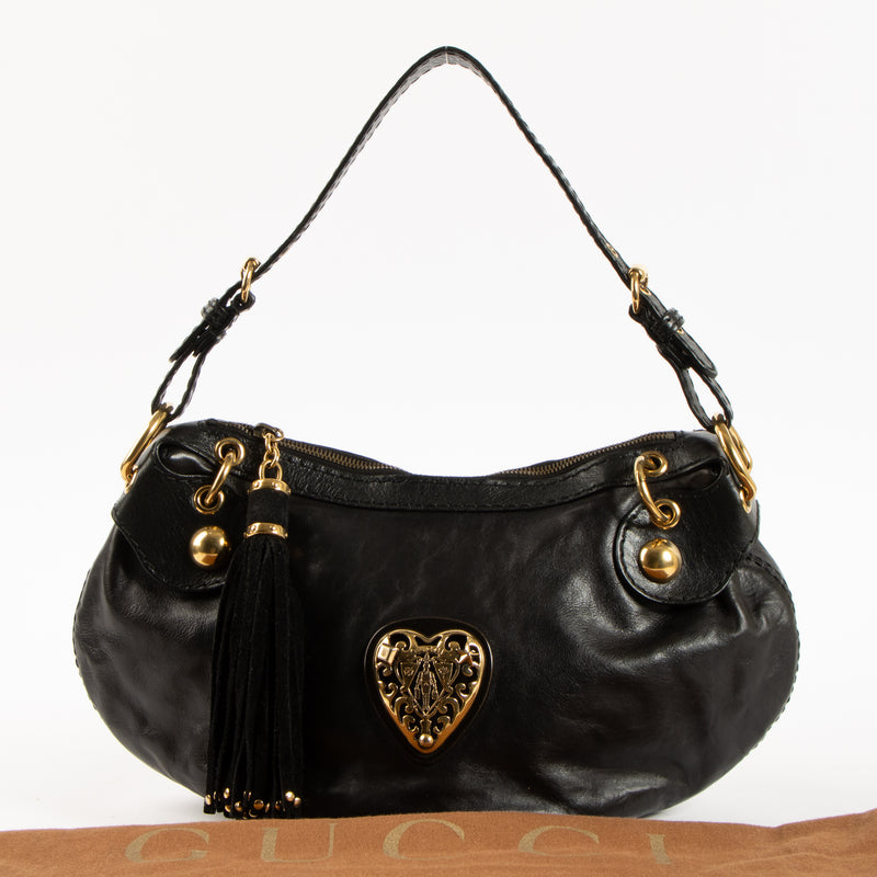 Shop this authentic Gucci Black Babouska Hysteria Shoulder bag pre-loved on Labellov.com