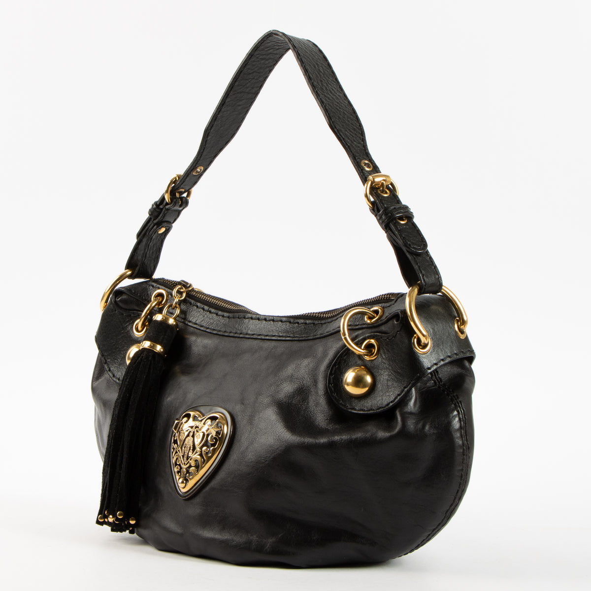 Shop this authentic Gucci Black Babouska Hysteria Shoulder bag pre-loved on Labellov.com
