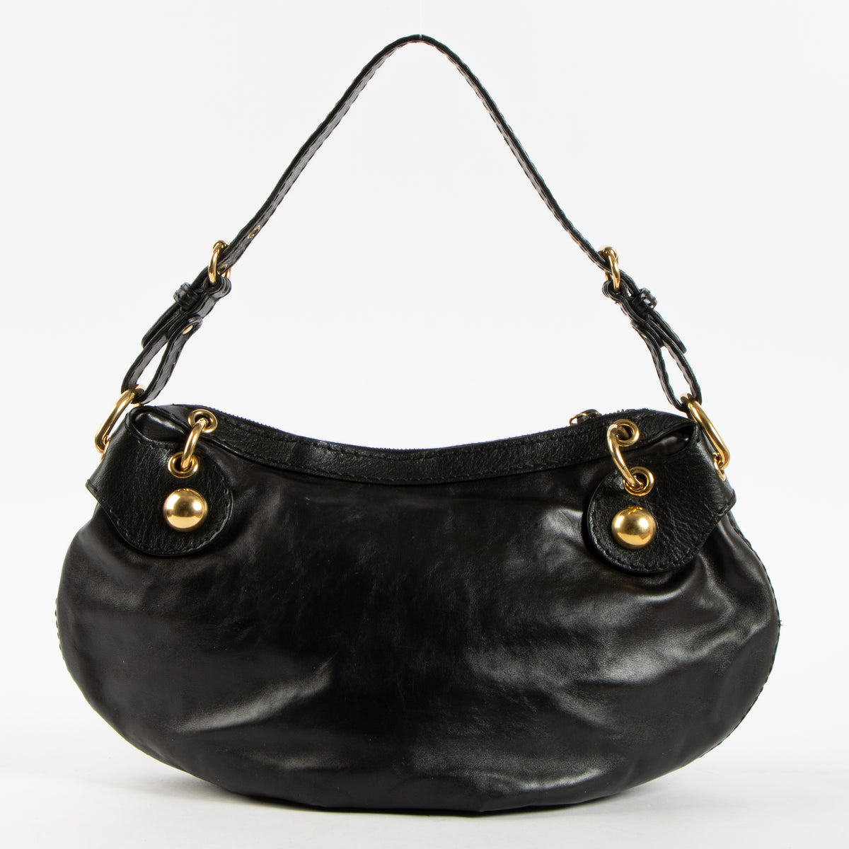 Shop this authentic Gucci Black Babouska Hysteria Shoulder bag pre-loved on Labellov.com