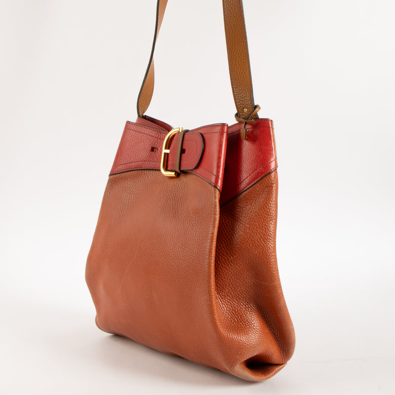 Delvaux Red Tricolor Nomade Bag