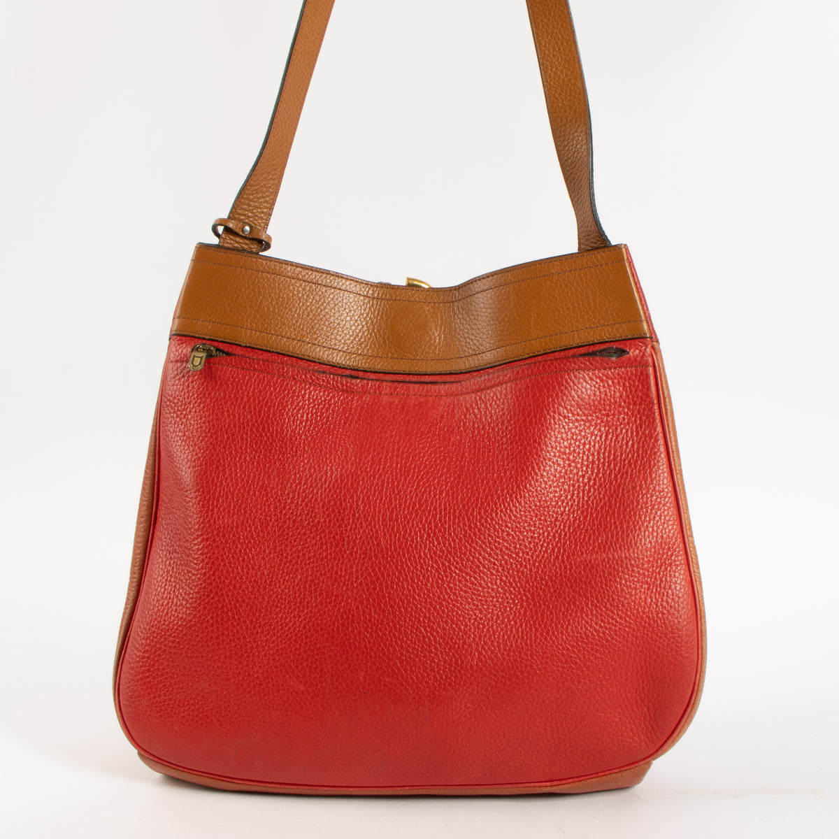 Delvaux Red Tricolor Nomade Bag