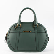 Shop this authentic Burberry Porosum Green Leather Knight Bag pre-loved on Labellov.com
