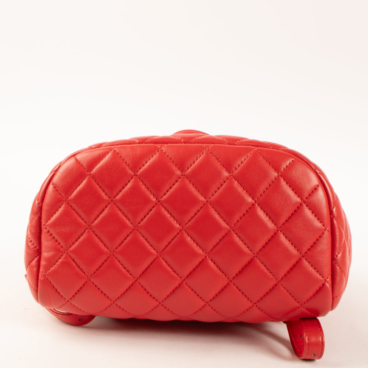 Shop this authentic Chanel Red Lambskin Urban Backpack pre-loved on Labellov.com