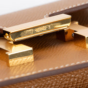 Shop this authentic Hermes Constance Slim Wallet Gold Evercolor GHW Pre-Loved on Labellov.com