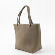 Shop this authentic The Row Taupe Calfskin Parker Small Tote Bag pre-loved on Labellov.com