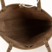 Shop this authentic The Row Taupe Calfskin Parker Small Tote Bag pre-loved on Labellov.com