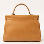 Shop this authentic Hermes Kelly 35 Naturel Sable Ardennes GHW pre-loved on Labellov.com