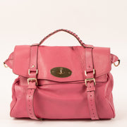 Shop this authentic Mulberry Pink Leather Alexa Oversized Bag pre-loved on labellov.com