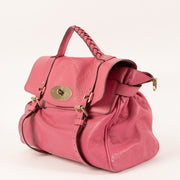 Shop this authentic Mulberry Pink Leather Alexa Oversized Bag pre-loved on labellov.com