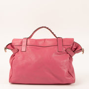 Shop this authentic Mulberry Pink Leather Alexa Oversized Bag pre-loved on labellov.com