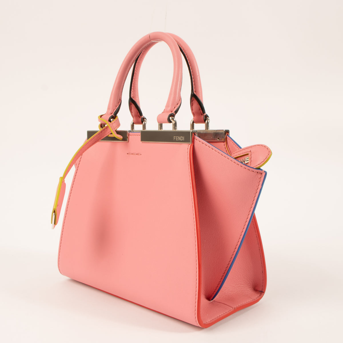 Shop this authentic Fendi Pink Calfskin 3Jours Mini Bag pre-loved on Labellov.com