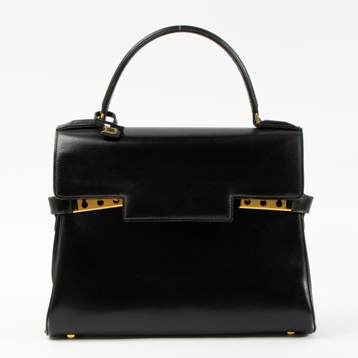 Shop this authentic Delvaux Black Box Calf Tempête MM Bag pre-loved on Labellov.com