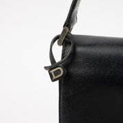 Shop this authentic Delvaux Vintage Blue Box Calf Shoulder bag pre-loved on Labellov.com