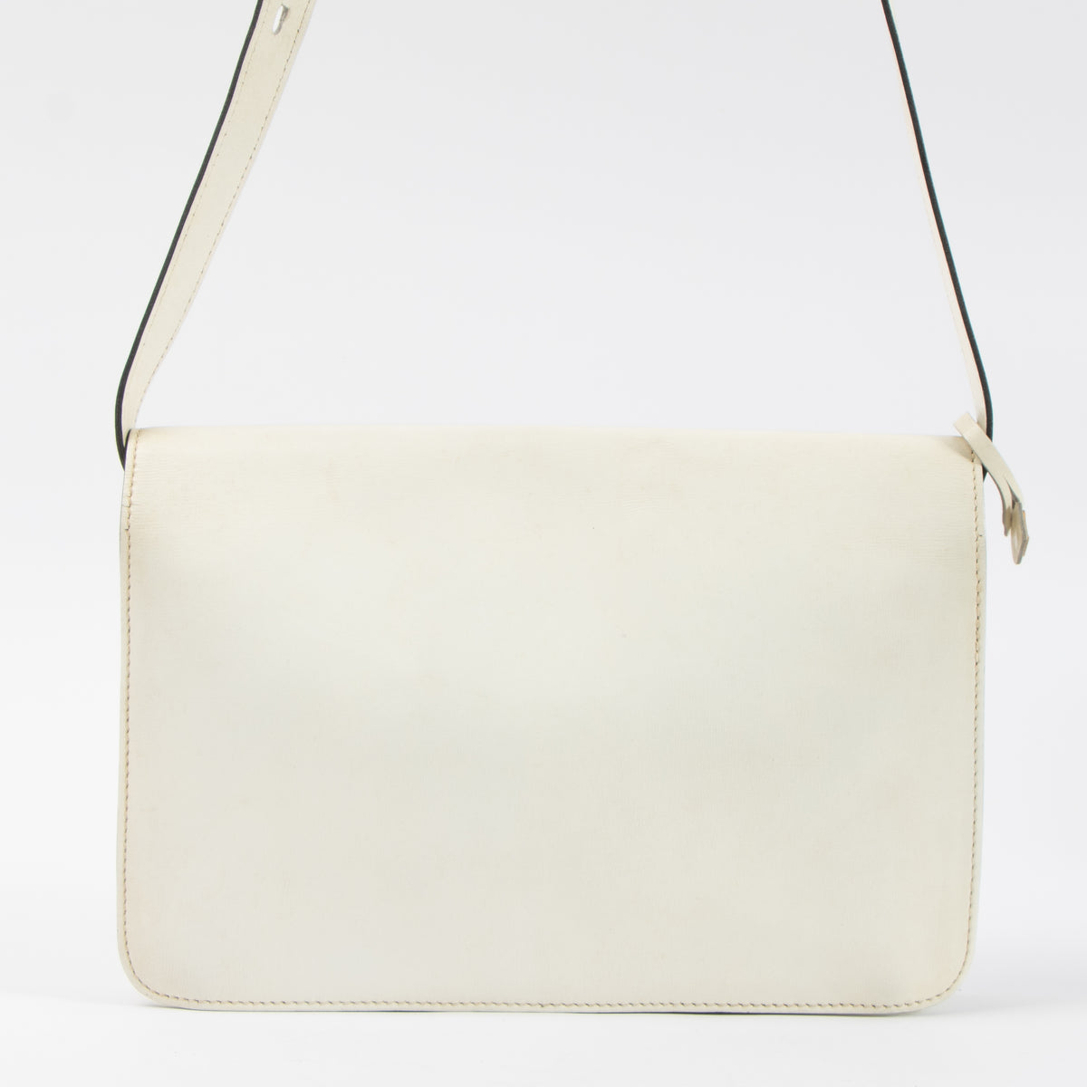 Shop this authentic Delvaux Vintage White Shoulder Bag pre-loved on Labellov.com