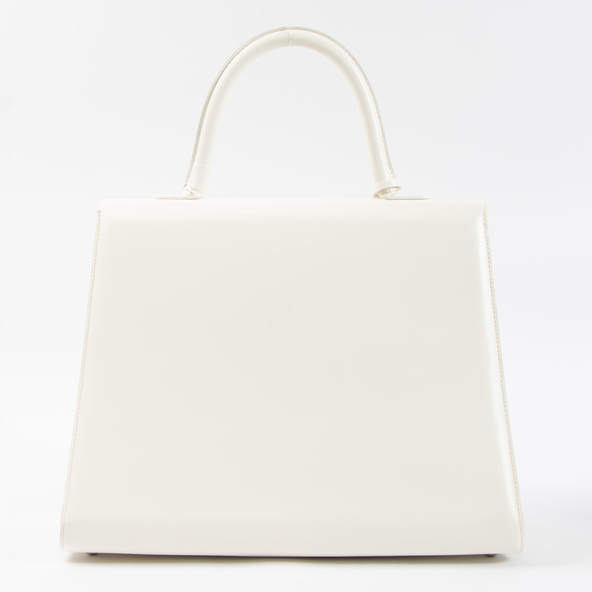 Shop this authentic Delvaux Ivory Box Calf Brillant GM Bag pre-loved on Labellov.com