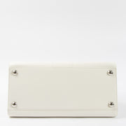 Shop this authentic Delvaux Ivory Box Calf Brillant GM Bag pre-loved on Labellov.com