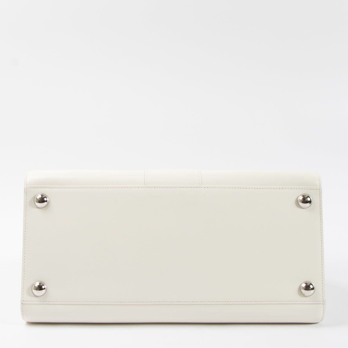 Shop this authentic Delvaux Ivory Box Calf Brillant GM Bag pre-loved on Labellov.com