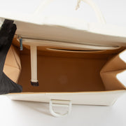 Shop this authentic Delvaux Ivory Box Calf Brillant GM Bag pre-loved on Labellov.com