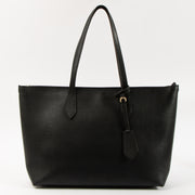 Shop this authentic Burberry Black Grained Leather Tote Shoulder Bag pre-loved on Labellov.com