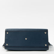 Shop this authentic Fendi Blue Leather 3Jours Top Handle Bag pre-loved on labellov.com