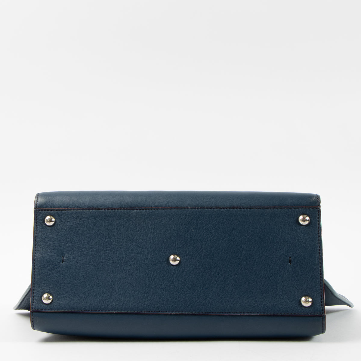 Shop this authentic Fendi Blue Leather 3Jours Top Handle Bag pre-loved on labellov.com
