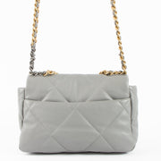 Shop the authentic Chanel Grey Small Chanel 19 Bag second hand on Labellov.com!