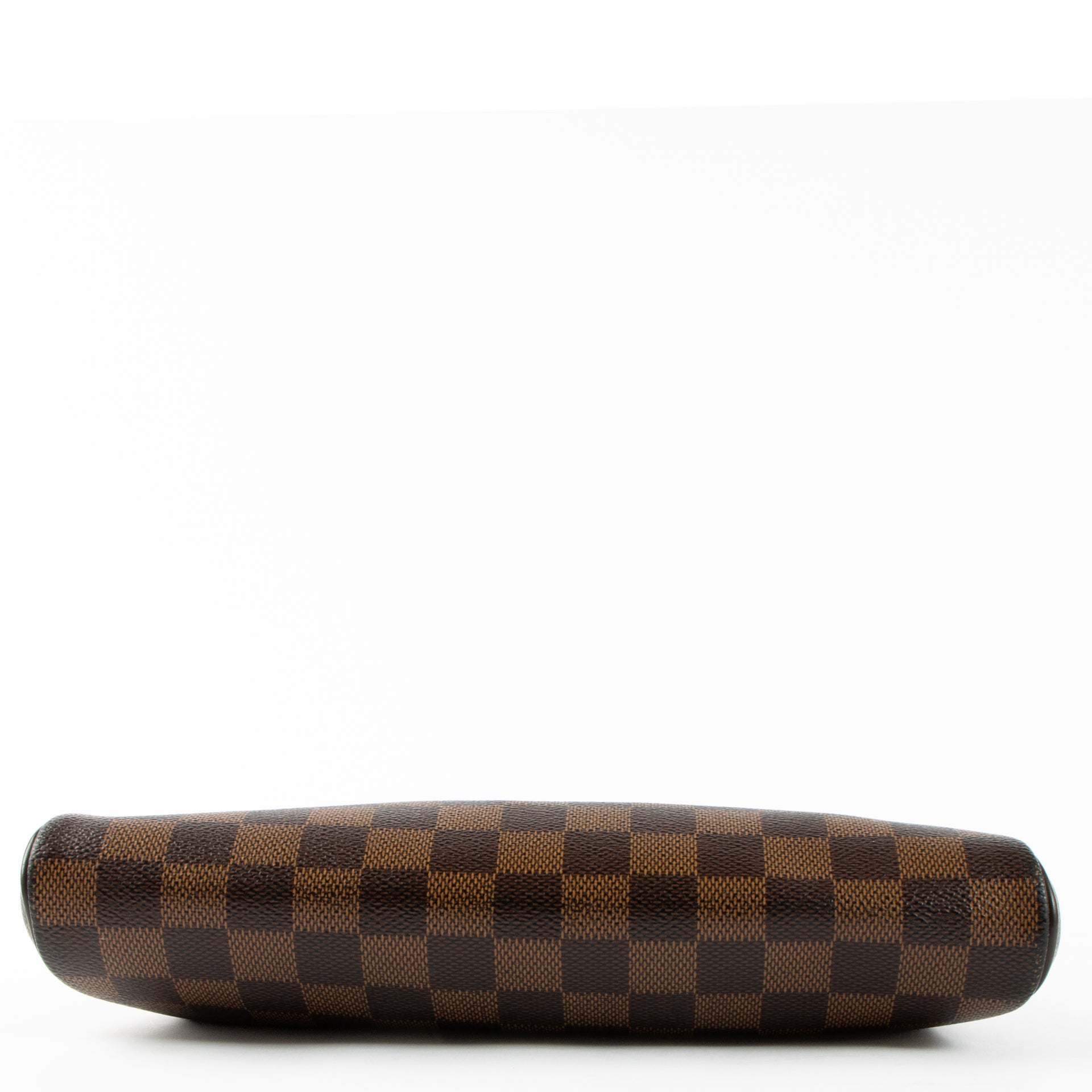 Shop the authentic Louis Vuitton Damier Ebene Eva Pochette Bag second hand on Labellov.com!