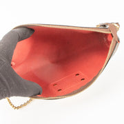 Shop the authentic Louis Vuitton Damier Ebene Eva Pochette Bag second hand on Labellov.com!