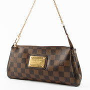 Shop the authentic Louis Vuitton Damier Ebene Eva Pochette Bag second hand on Labellov.com!