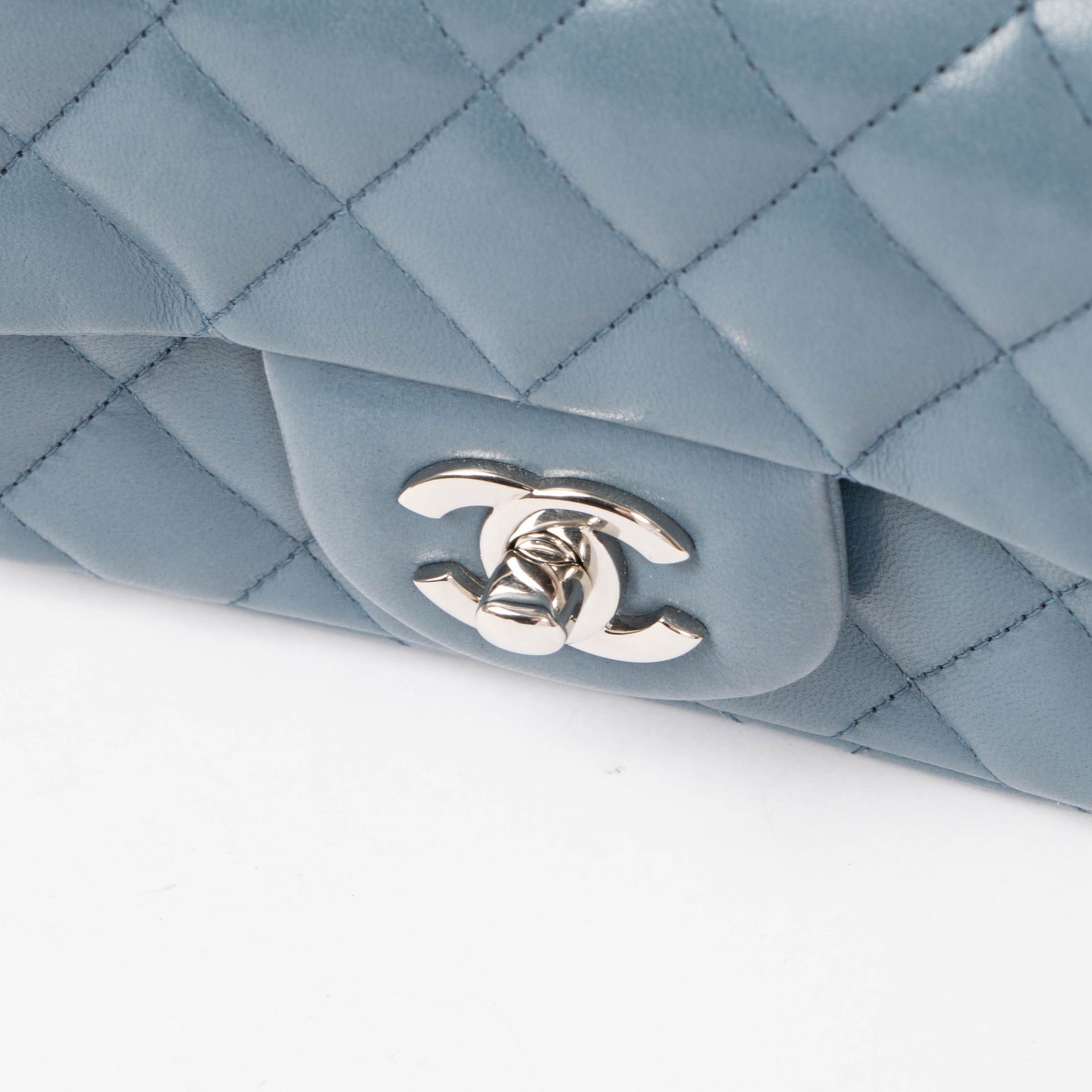 Chanel Denim Blue Classic Extra Mini Flap Bag