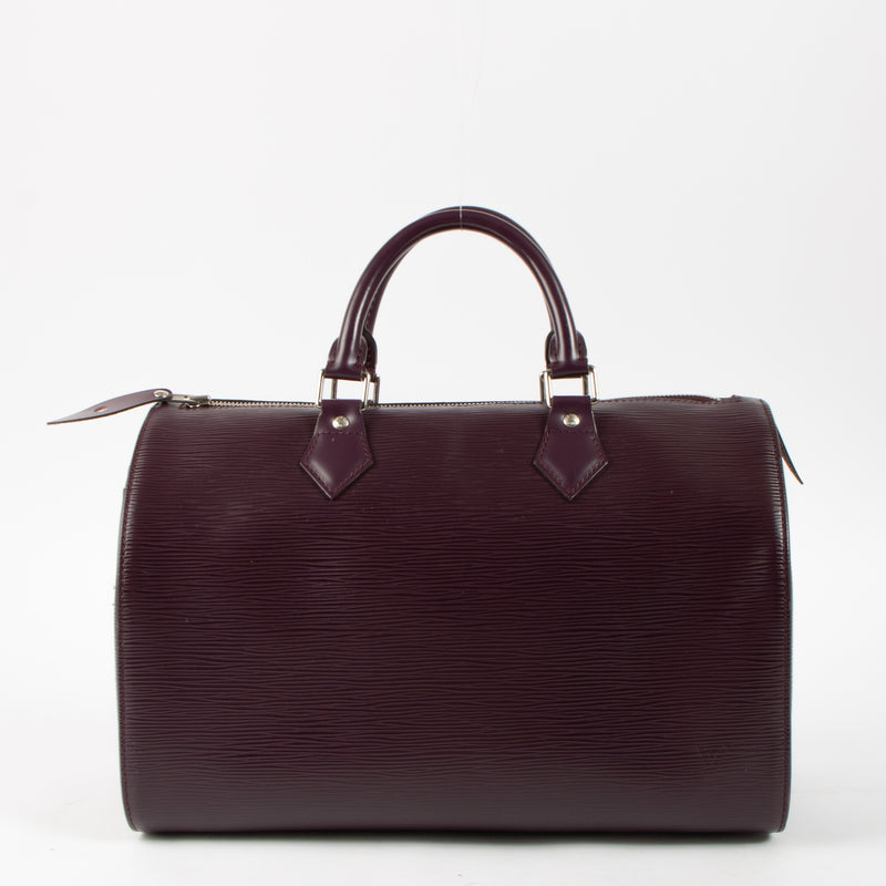 Louis Vuitton Cassis Epi Leather Speedy 35 Bag