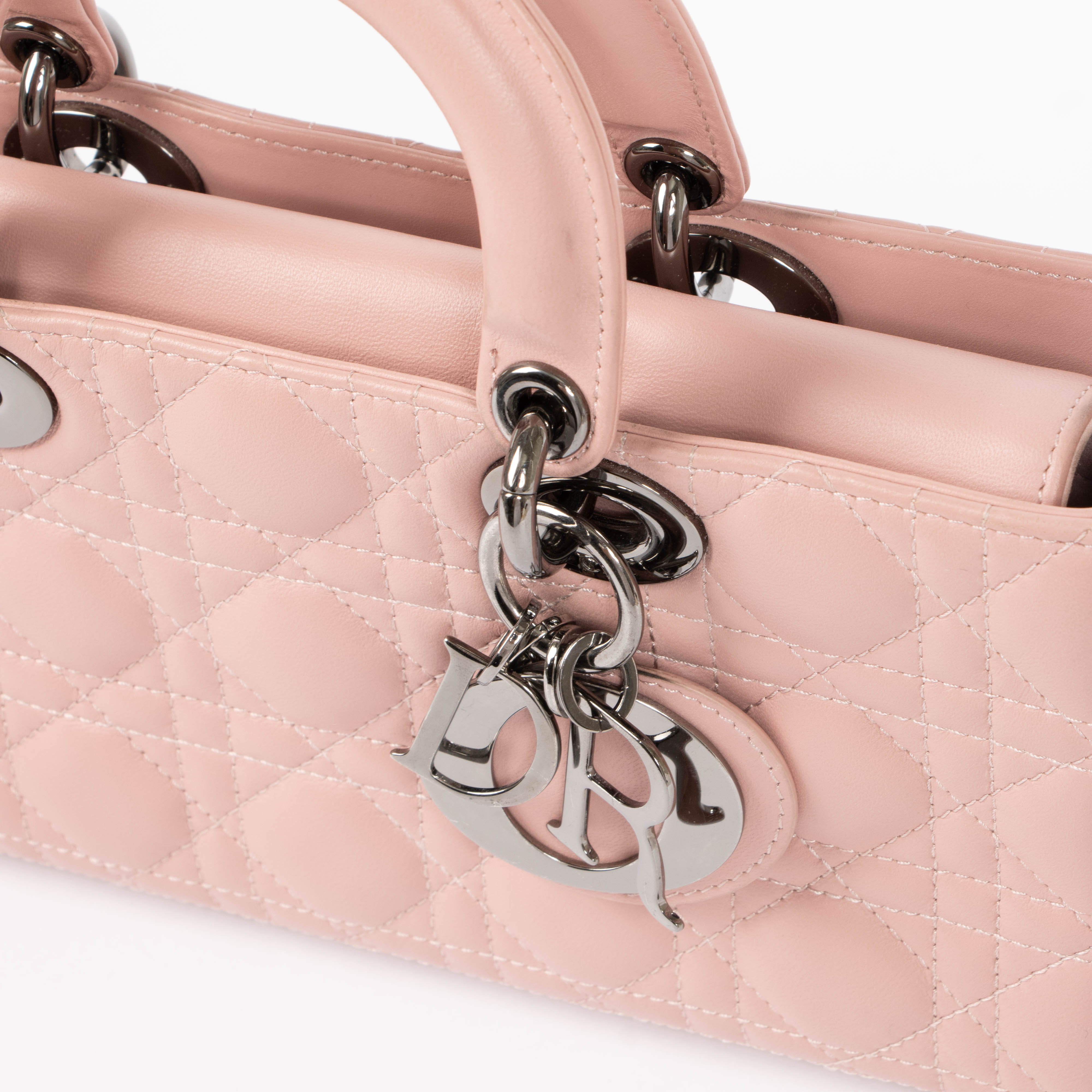 Christian Dior Dusty Pink Medium Lady D-Joy Bag – Labellov