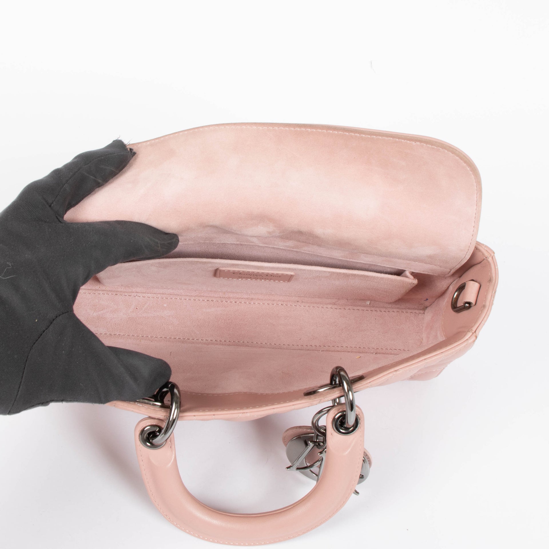 Christian Dior Dusty Pink Medium Lady D-Joy Bag