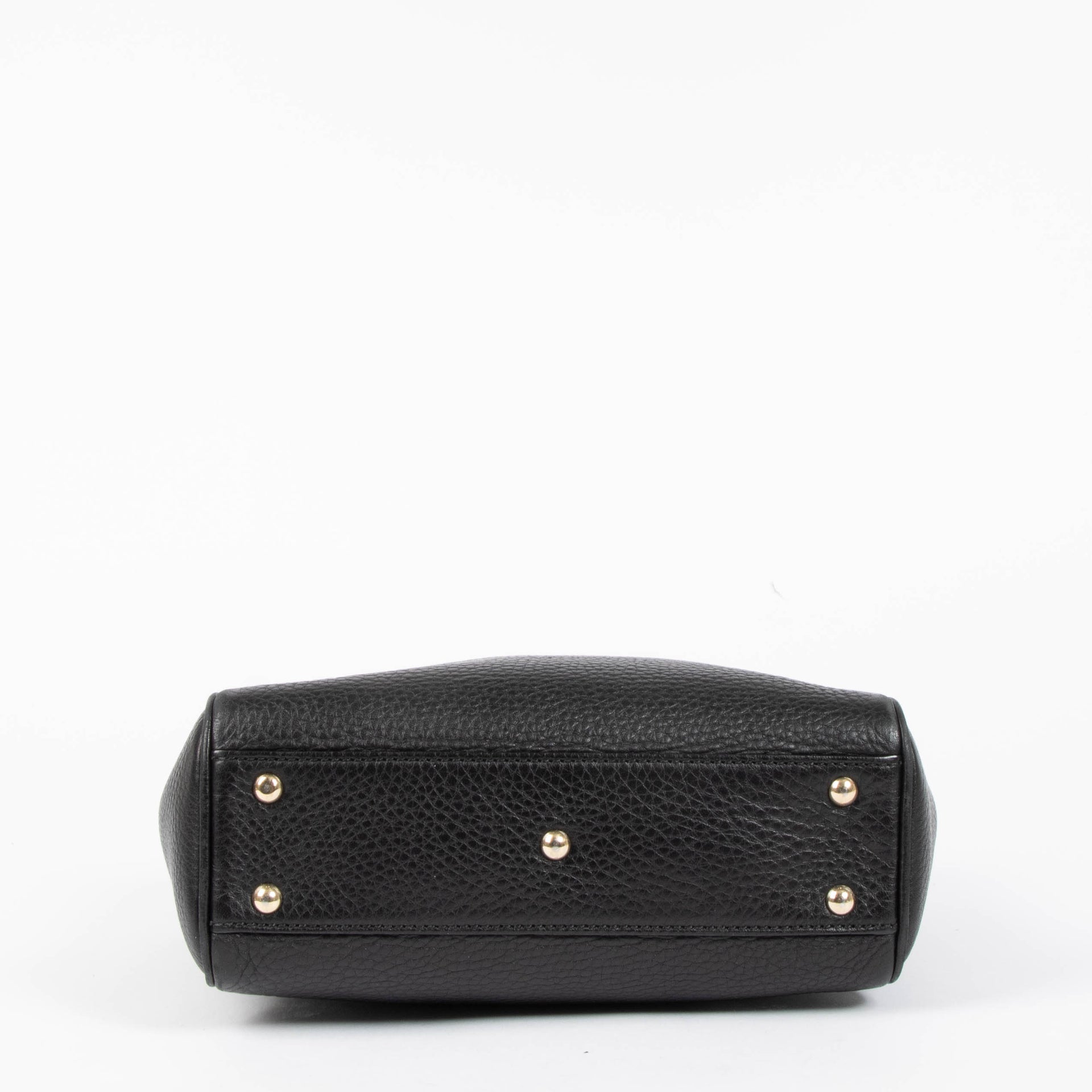Gucci Black Mini Bamboo Shopper Bag