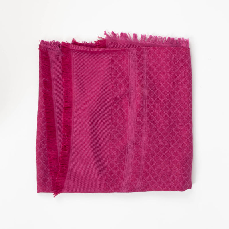 Gucci Pink Diamante Wool/Silk Shawl