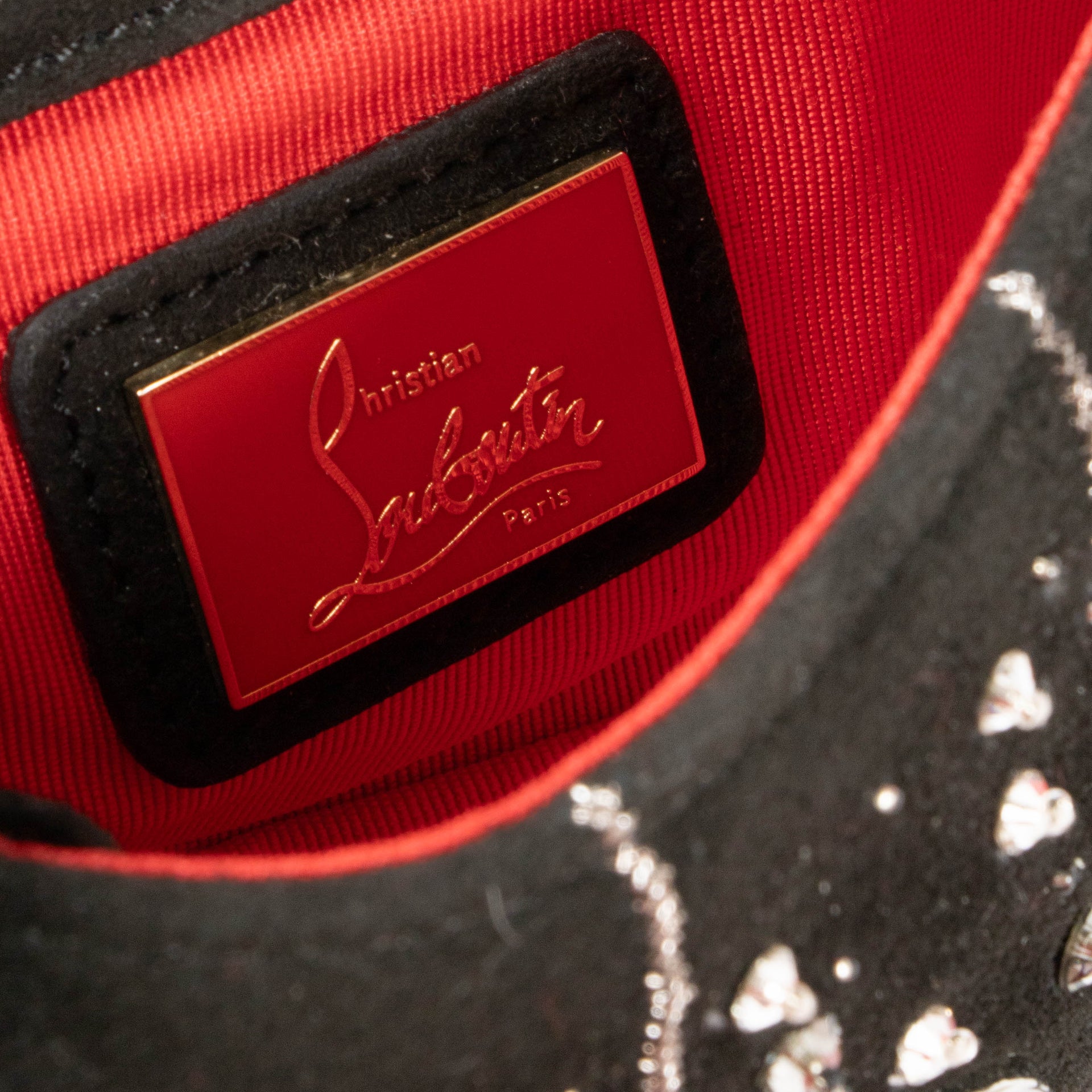 Shop this authentic Christian Louboutin Black Sweet Charity Shoulder Bag pre-loved on Labellov.com 