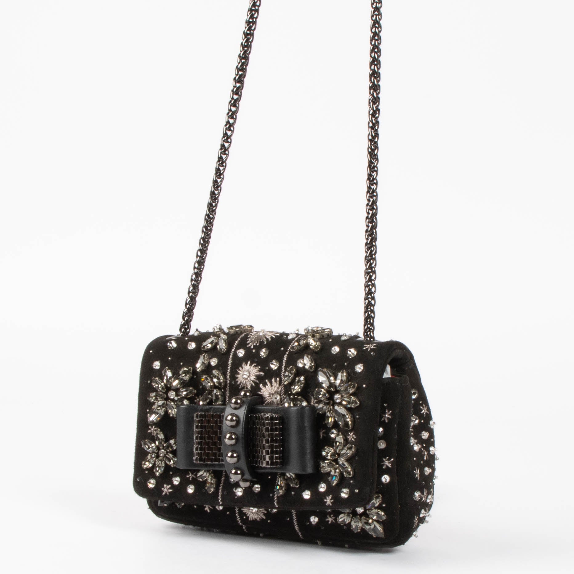 Shop this authentic Christian Louboutin Black Sweet Charity Shoulder Bag pre-loved on Labellov.com 