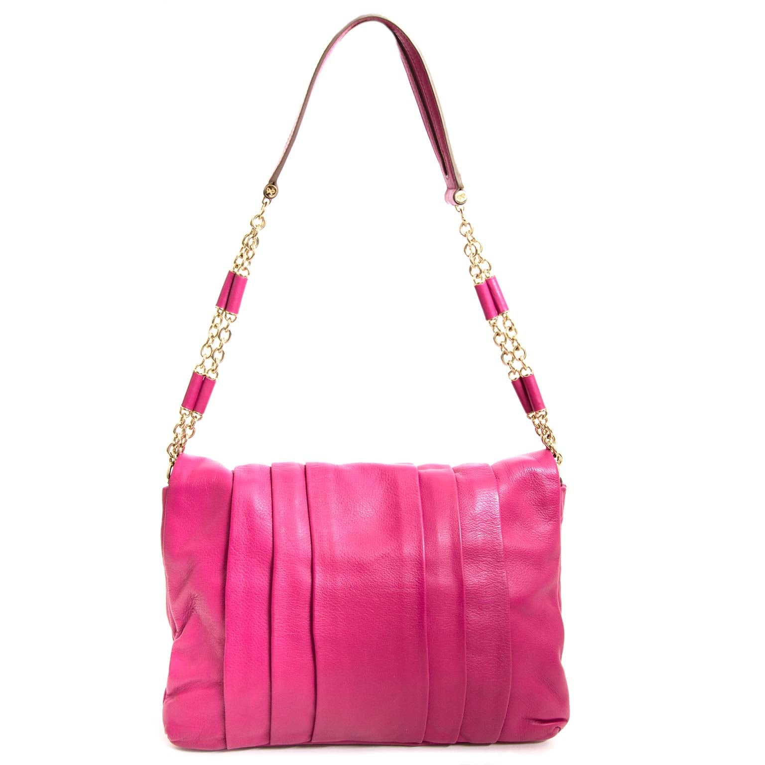 anya hindmarch pink leather shoulder bag now for sale at labellov vintage fashion webshop belgium