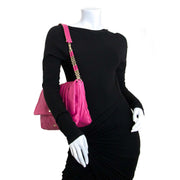 anya hindmarch pink leather shoulder bag now for sale at labellov vintage fashion webshop belgium