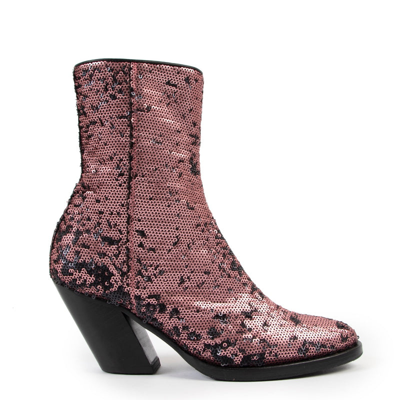 Buy second hand authentic A.F. Vandevorst Black Sequin Boots at Labellov for the best price