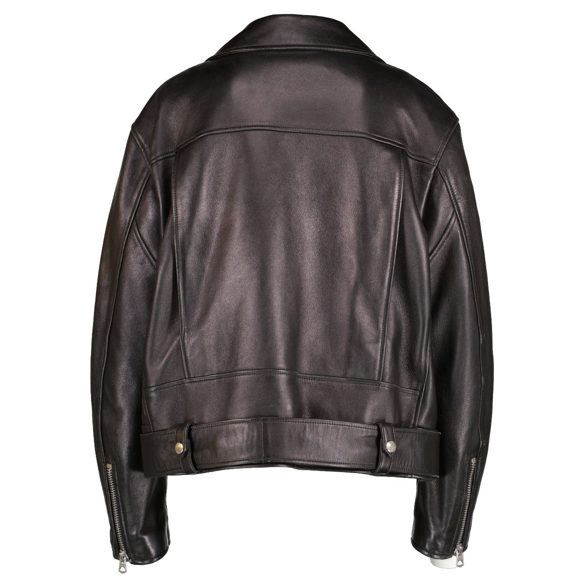 Acne Studios Black Leather Biker Jacket
